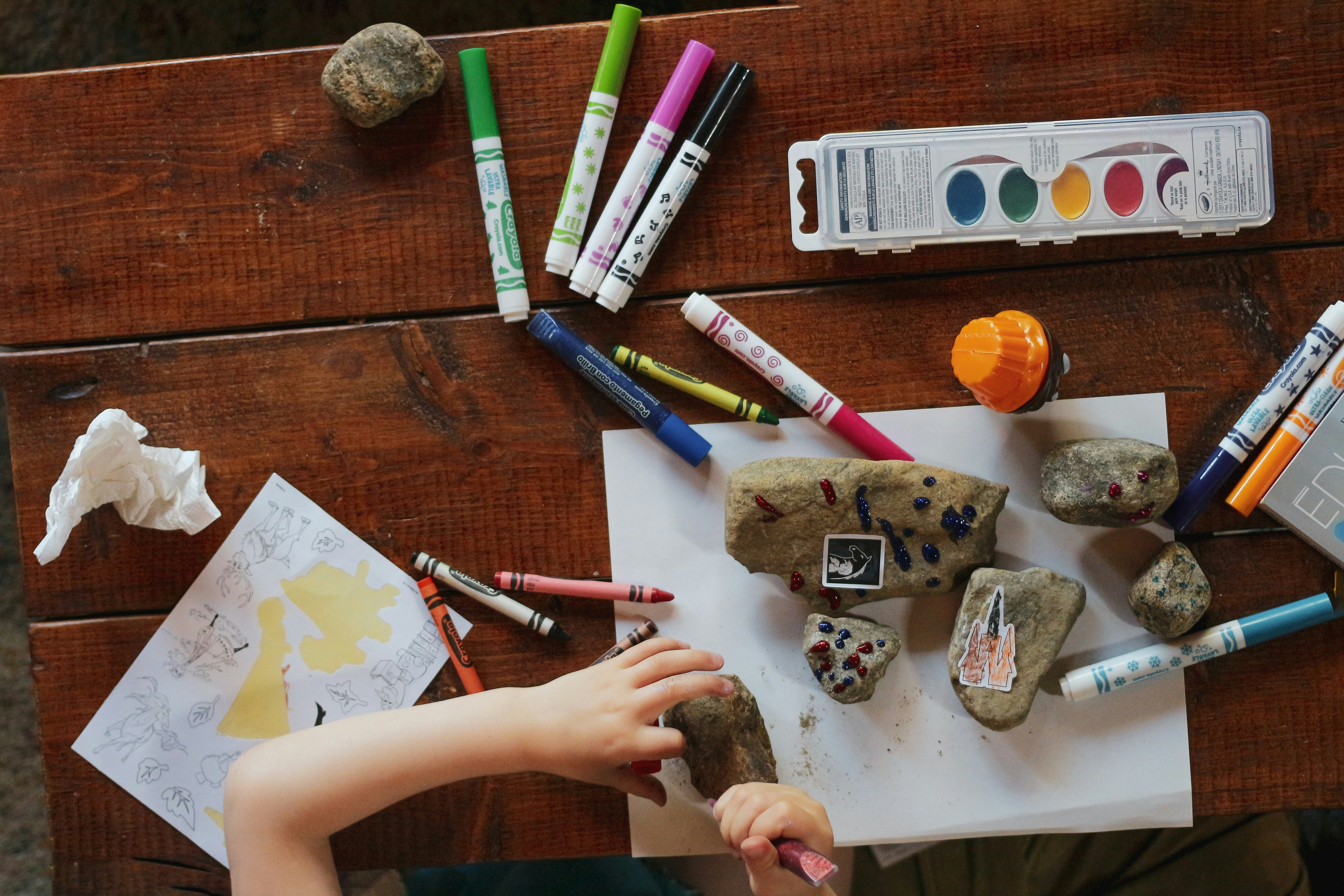 Art and craft time at Rosebrook Daycare